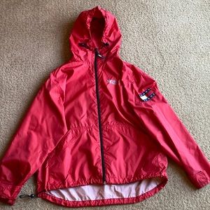 Red Tommy Hilfiger windbreaker